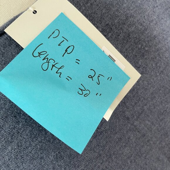 Dreamers By Debut V-Neck Long-Sleeved Tunic Sweater, Indigo Blue, Size M/L NWT! - Picture 5 of 6